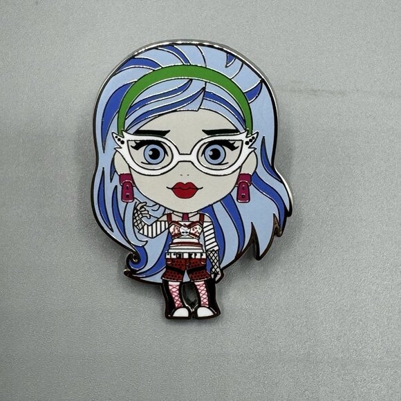 Monster High GHOULIA YELPS Chibi Pin New Open Box - Picture 1 of 3